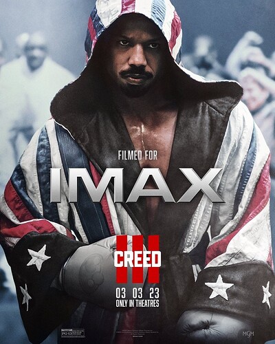 Creed 3 _ IMAX poster